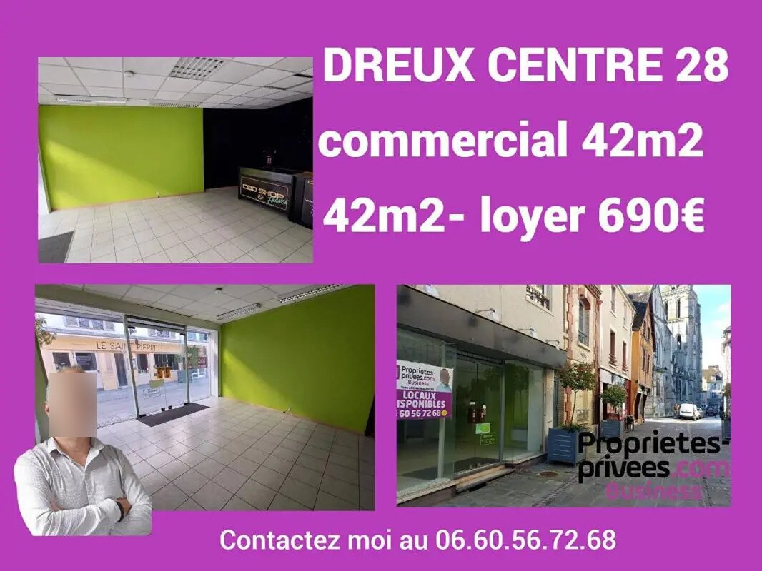 Local commercial dans Dreux à louer Photo de l’immeuble– Image 1 sur 10