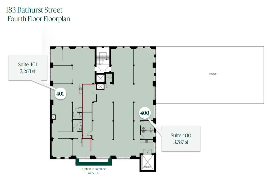 183 Bathurst St, Toronto, ON à louer Plan d’étage– Image 1 sur 1