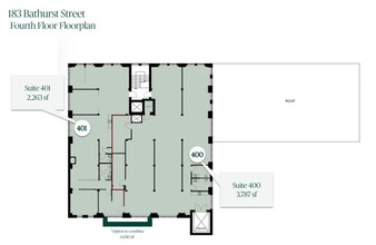 183 Bathurst St, Toronto, ON à louer Plan d’étage– Image 1 sur 1