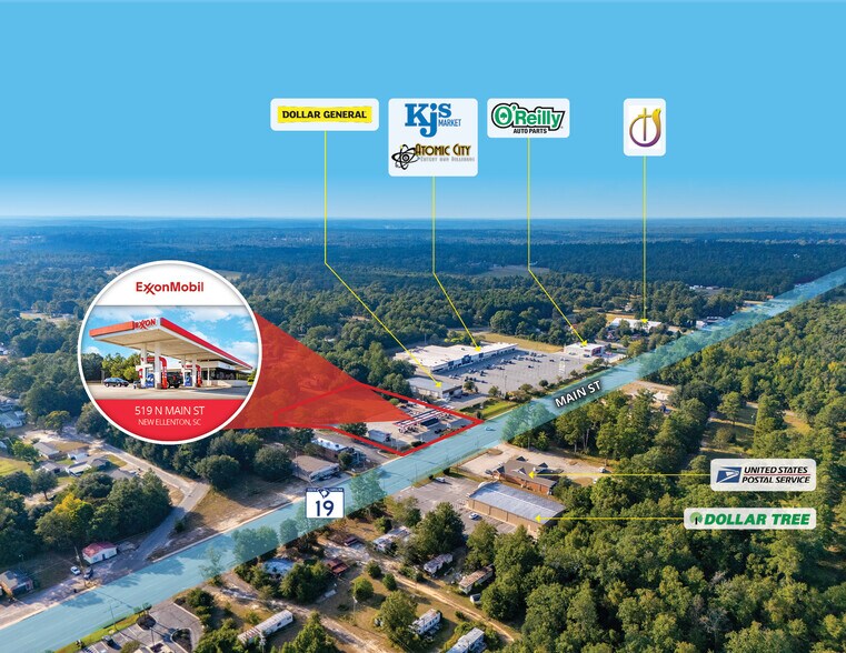519 Main St N, New Ellenton, SC à vendre - Photo de l’immeuble – Image 3 sur 5