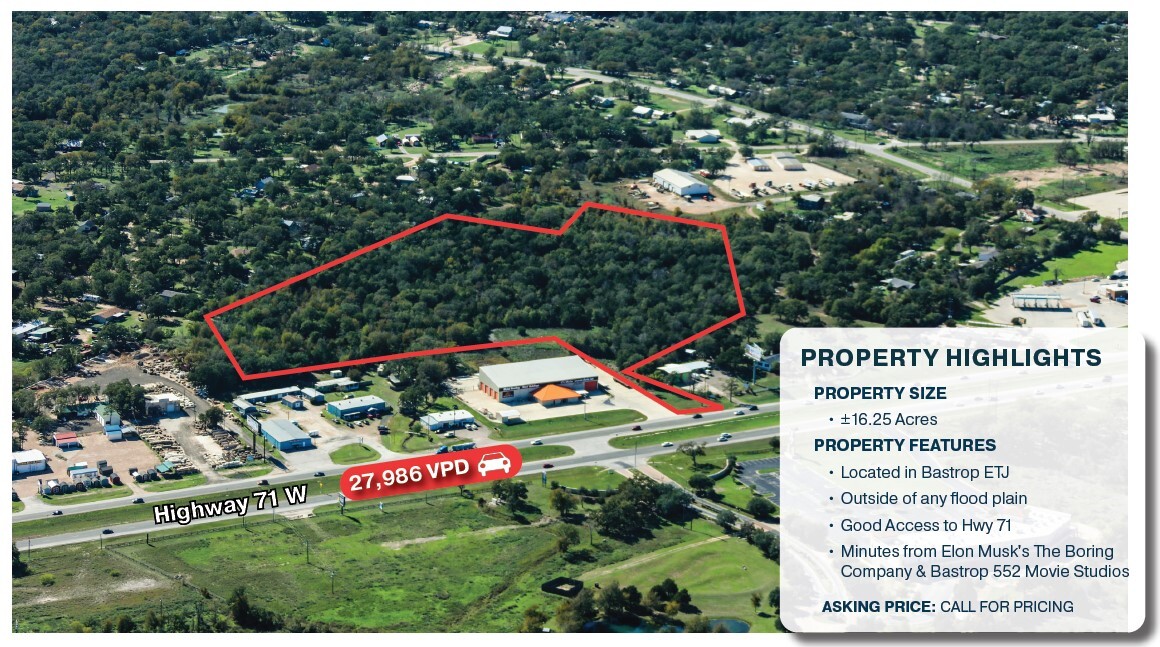0 Hwy 71 W, Bastrop, TX à vendre Photo principale– Image 1 sur 4