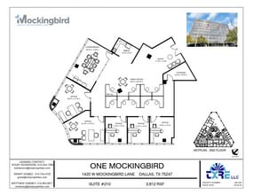 1420 W Mockingbird Ln, Dallas, TX à louer Plan d’étage– Image 1 sur 1