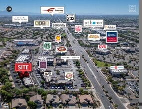 1482 E Williams Field Rd, Gilbert, AZ - Vue aérienne vue de carte