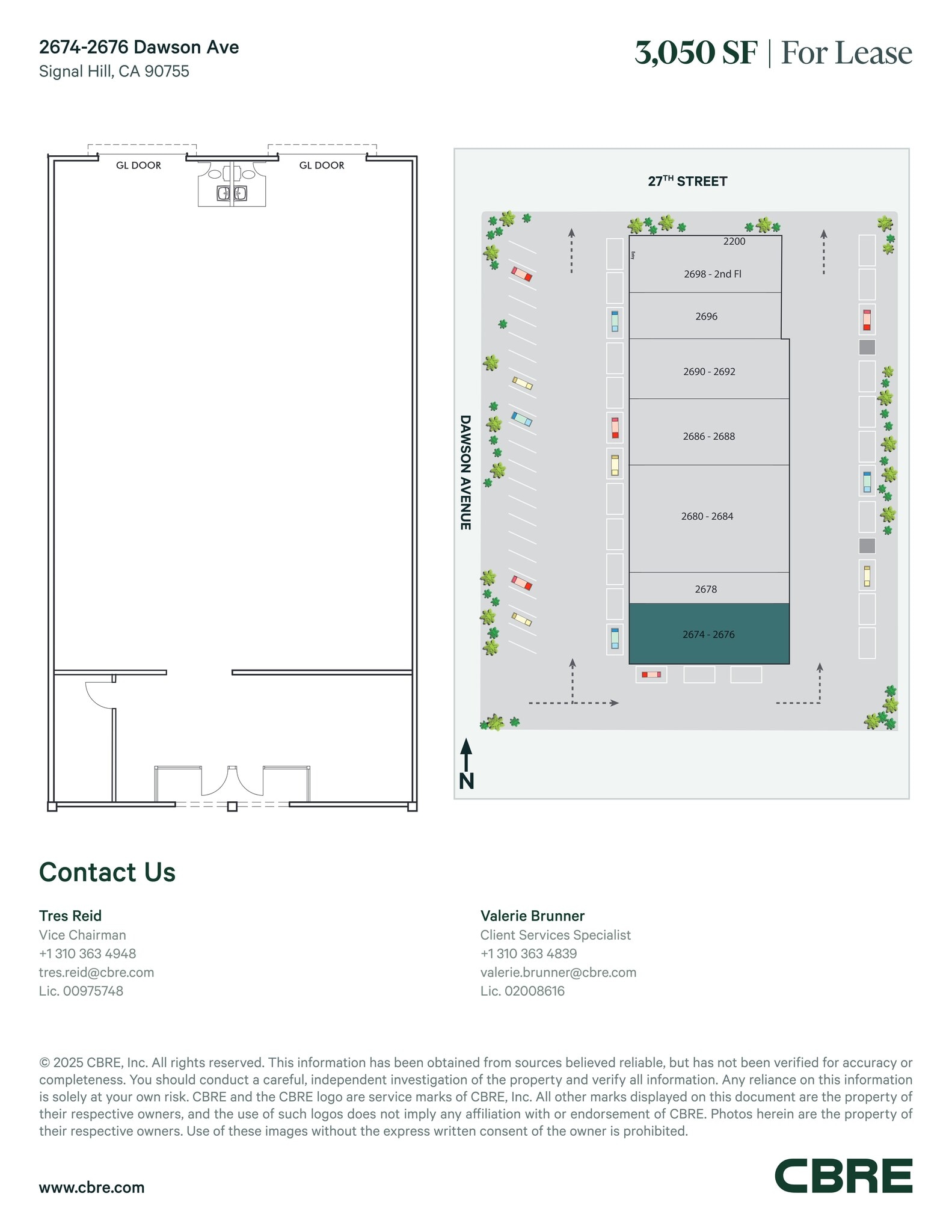 2674-2698 Dawson Ave, Signal Hill, CA à louer Plan de site– Image 1 sur 1