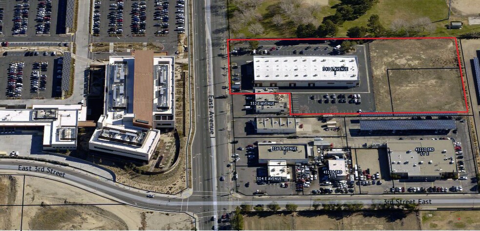 340 E Avenue I, Lancaster, CA à louer - Aérien – Image 2 sur 4
