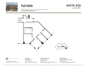 5200 Waterford District Dr, Miami, FL à louer Plan d’étage– Image 1 sur 1