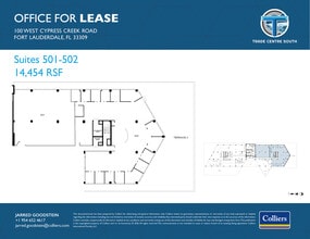100 W Cypress Creek Rd, Fort Lauderdale, FL à louer Plan d’étage– Image 2 sur 2