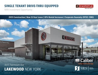 Plus de détails pour 314 E Fairmount Ave, Lakewood, NY - Local commercial à vendre