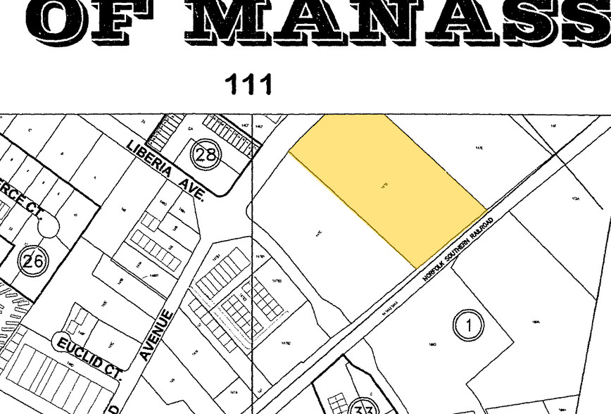 9061-9073 Euclid Ave, Manassas, VA à louer - Plan cadastral – Image 1 sur 13