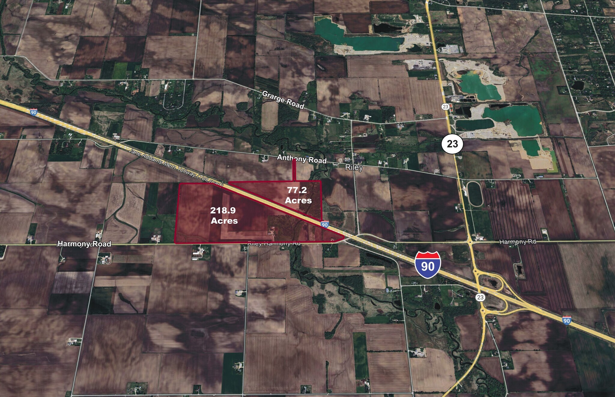 I-90 & Anthony and Harmony Rd, Marengo, IL à vendre Photo de l’immeuble– Image 1 sur 2
