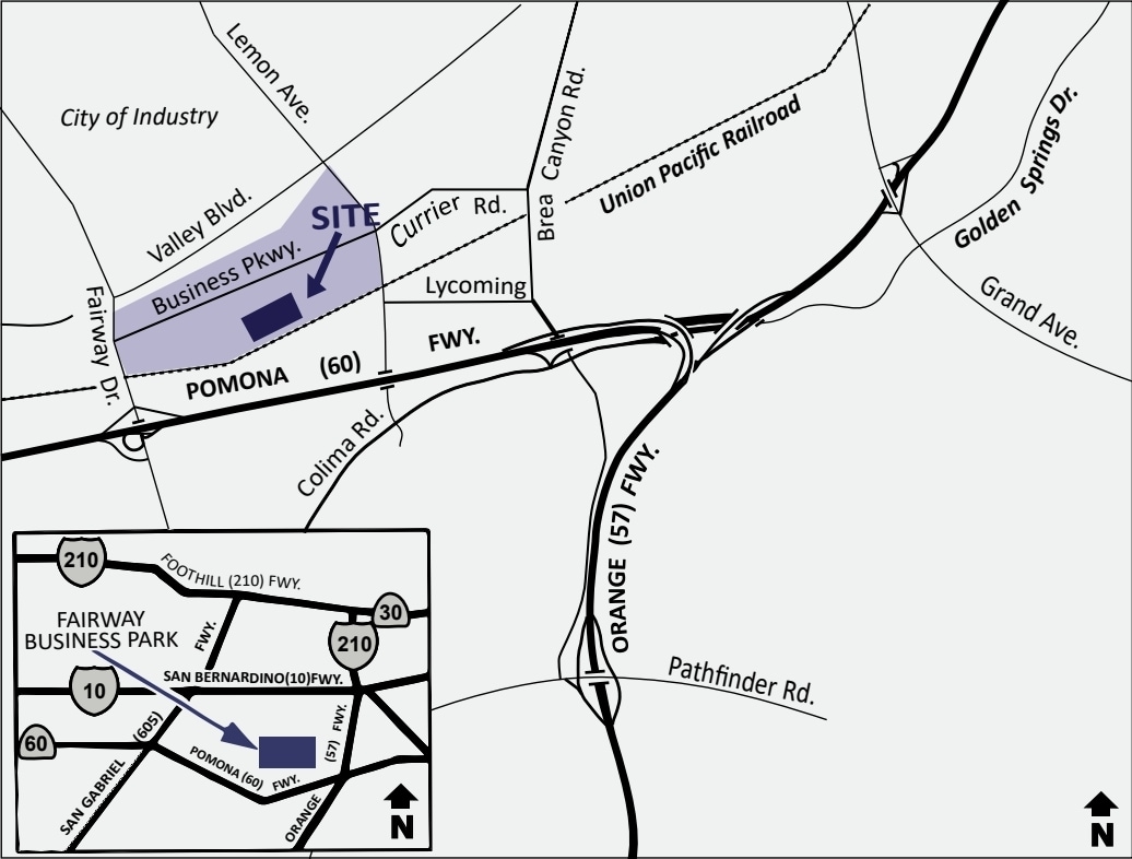 20002-20180 E Business Pky, City of Industry, CA à louer Carte– Image 1 sur 3