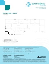 7373 N Scottsdale Rd, Scottsdale, AZ à louer Plan d’étage– Image 1 sur 2