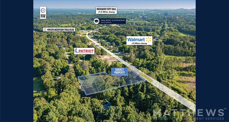 748 Atlanta Hwy, Rockmart, GA à vendre - Aérien – Image 2 sur 3