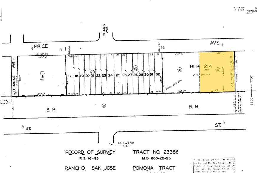 1140-1150 Price Ave, Pomona, CA à louer - Plan cadastral – Image 2 sur 2