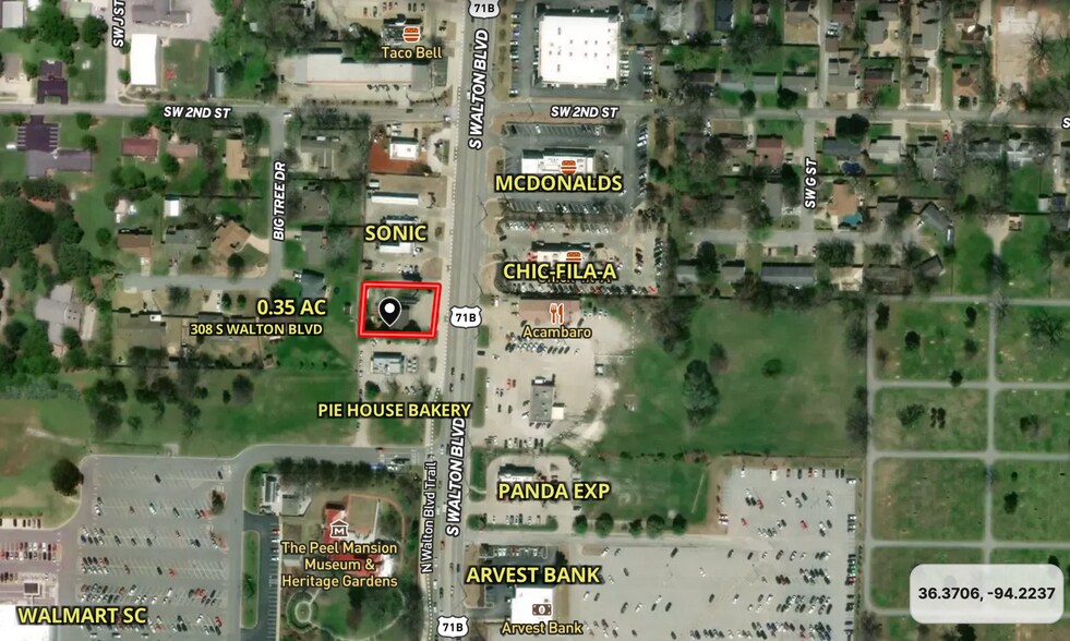 308 S Walton Blvd, Bentonville, AR à vendre - Photo de l’immeuble – Image 1 sur 4