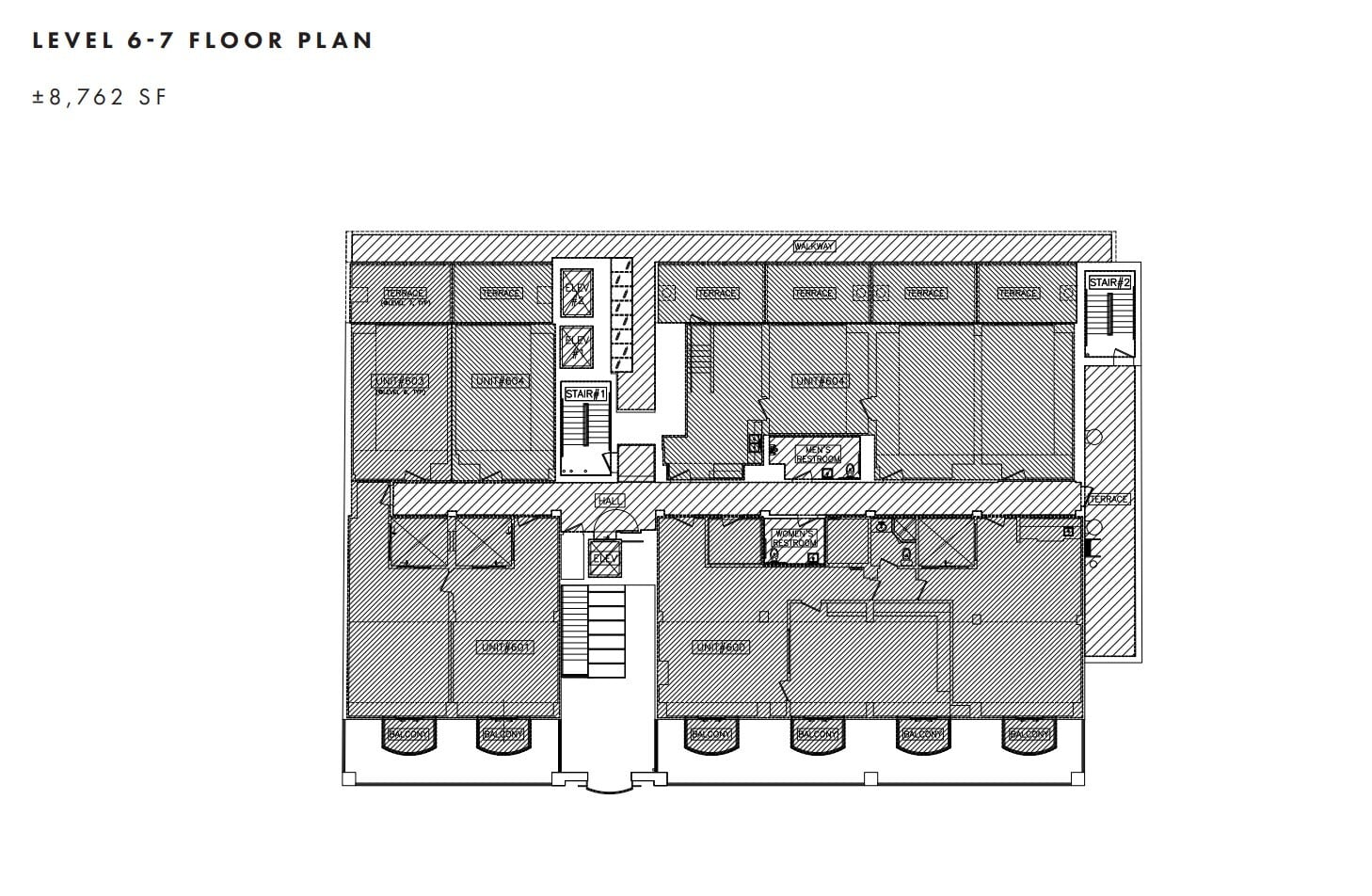 8981 W Sunset Blvd, West Hollywood, CA à louer Plan d’étage– Image 1 sur 1