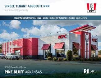 Plus de détails pour 3002 Pines Mall Dr, Pine Bluff, AR - Local commercial à vendre