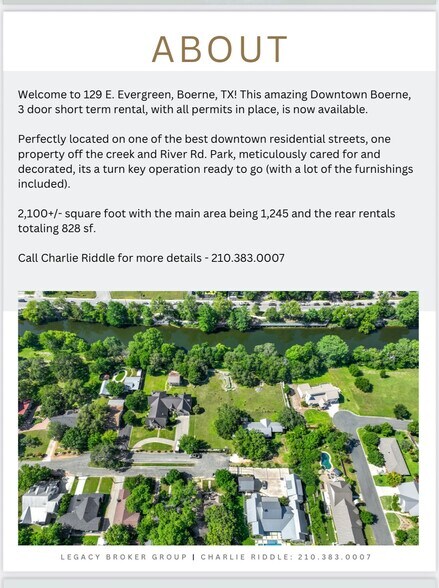 129 E Evergreen St, Boerne, TX à vendre - Photo de l’immeuble – Image 2 sur 5