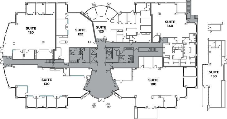 4435 Eastgate Mall, San Diego, CA à louer Plan d’étage– Image 1 sur 8