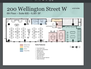 200 Wellington St W, Toronto, ON à louer Plan d’étage– Image 1 sur 1
