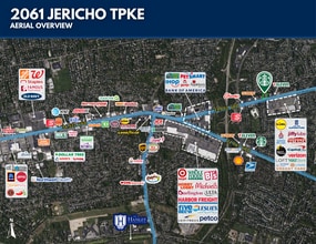 2061 Jericho Tpke, Commack, NY - Vue aérienne  vue de carte