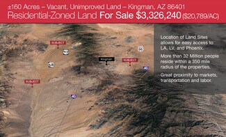 Plus de détails pour 160 Acres of Kingman Residential Land – Terrain à vendre