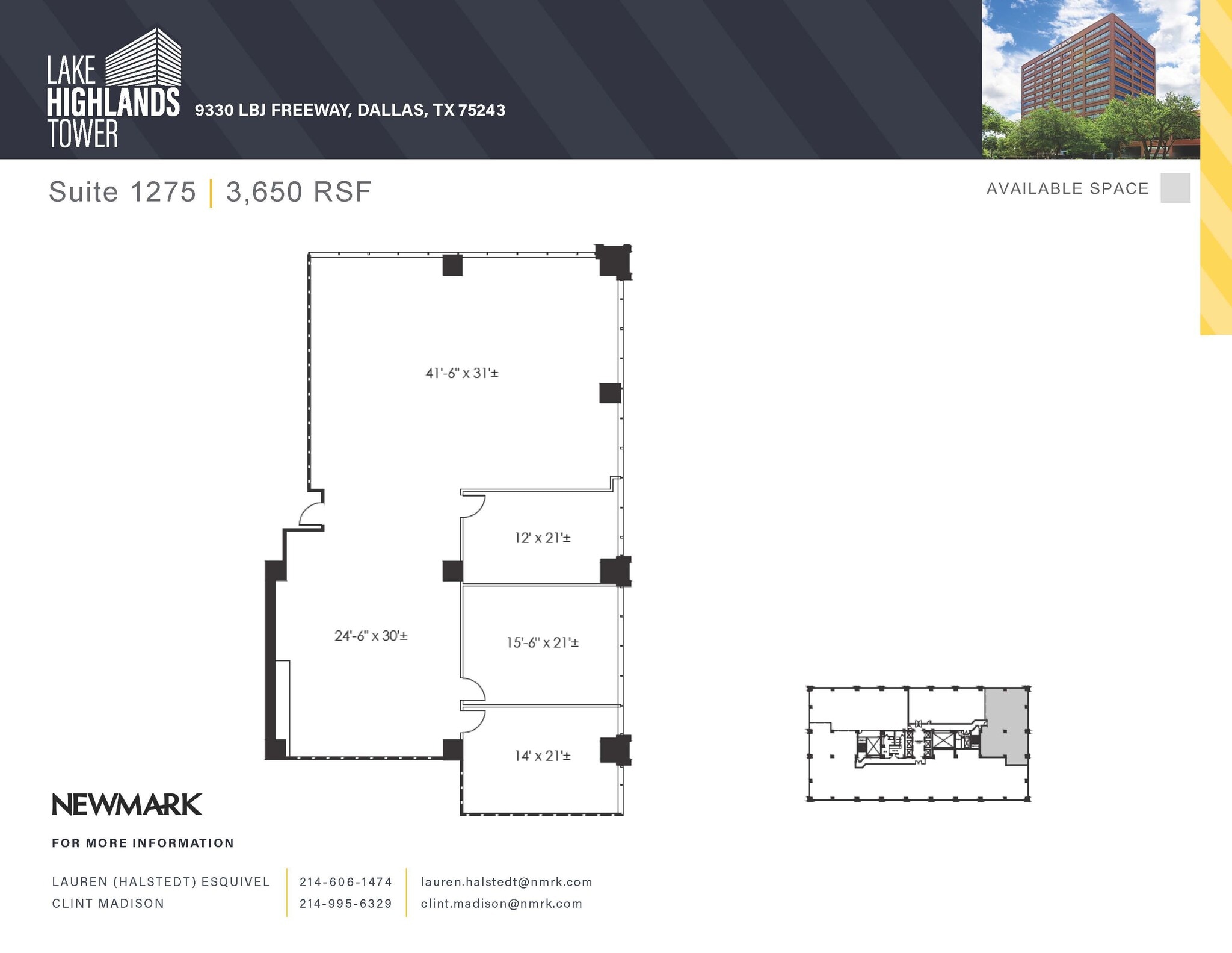 9330 Lyndon B Johnson Fwy, Dallas, TX à vendre Plan d’étage– Image 1 sur 1
