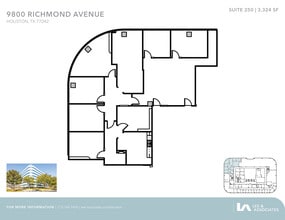 9800 Richmond Ave, Houston, TX à louer Plan d’étage– Image 1 sur 1