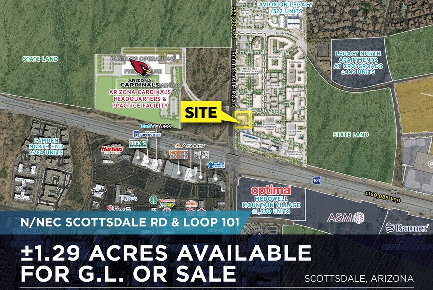 N/NEC Scottsdale Road & 101 loop, Scottsdale, AZ à vendre - Photo principale – Image 1 sur 2