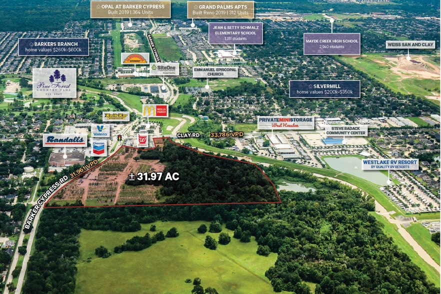 4300 Barker Cypress Rd, Houston, TX à vendre - Aérien – Image 2 sur 4