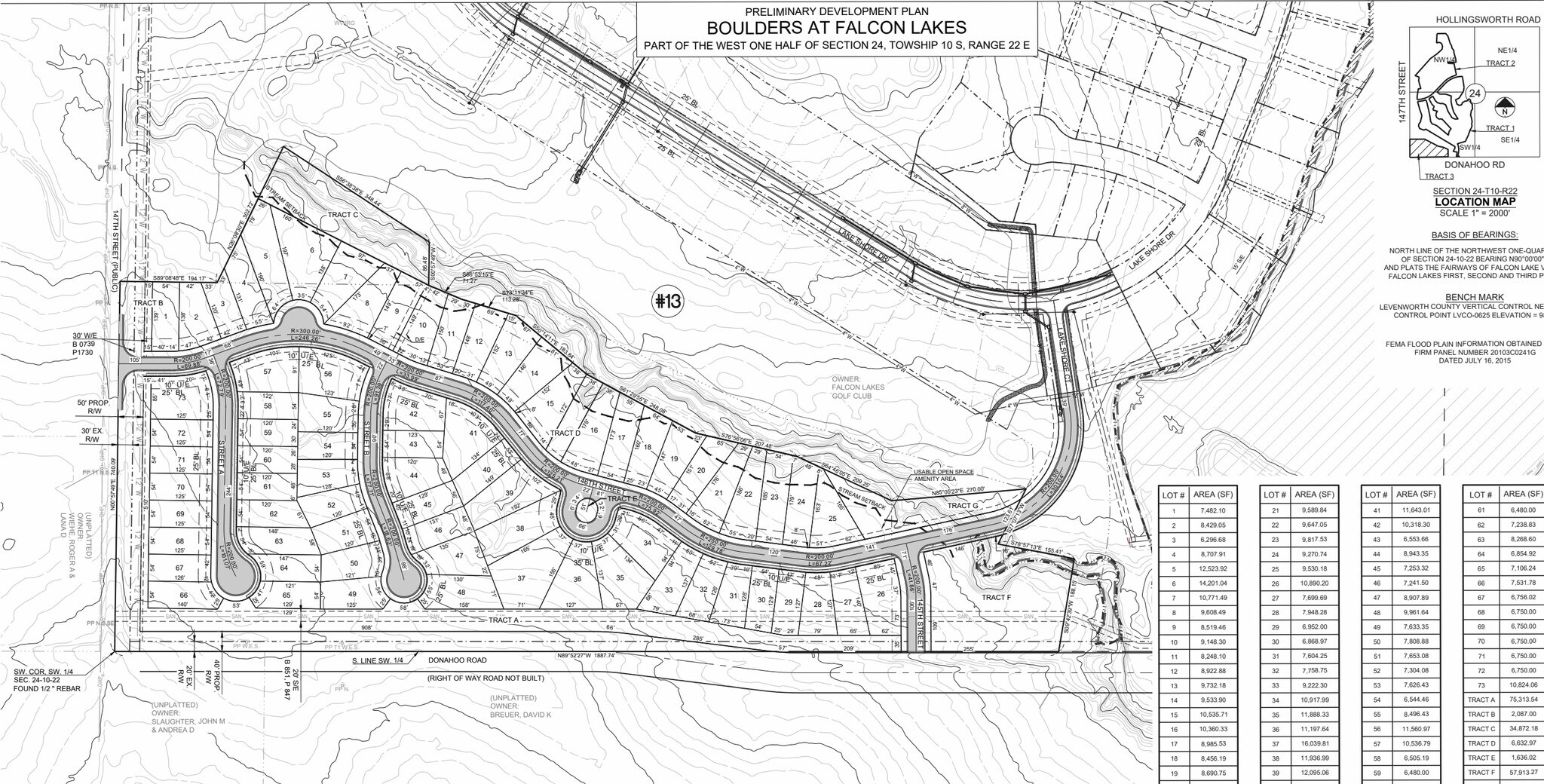 147th Street, Basehor, KS à vendre Plan de site– Image 1 sur 2