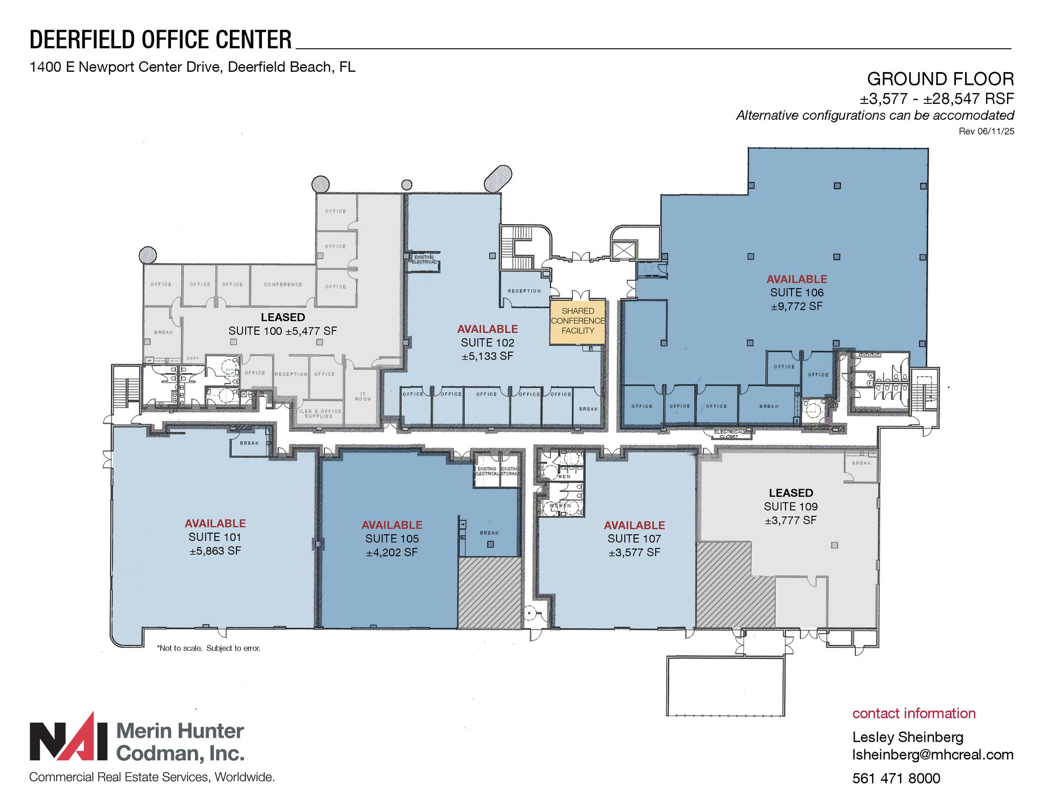 1400 E Newport Center Dr, Deerfield Beach, FL à louer Plan d’étage– Image 1 sur 1
