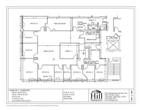 200 E Joppa Rd, Towson, MD à louer Plan d’étage– Image 1 sur 1