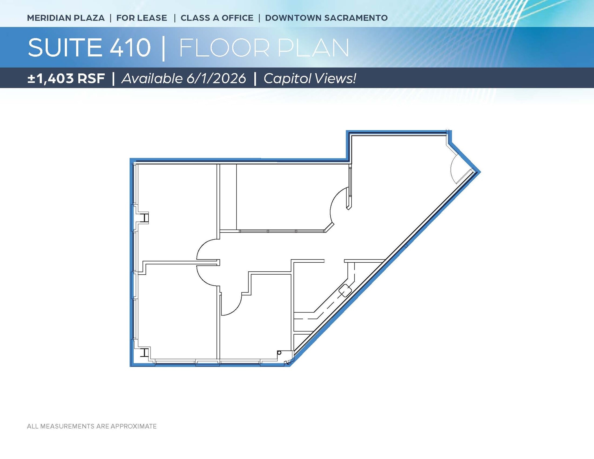 1415 L St, Sacramento, CA à louer Plan d’étage– Image 1 sur 1