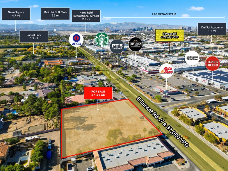 3611 E Sunset Rd, Las Vegas, NV à vendre - Photo principale – Image 1 sur 5