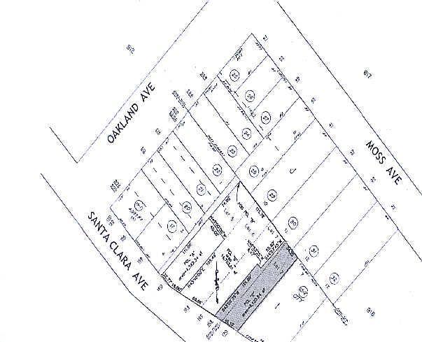 168-170 Santa Clara Ave, Oakland, CA à louer - Plan cadastral – Image 3 sur 4
