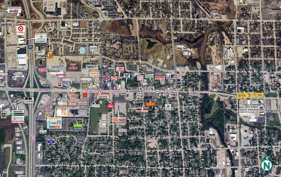 123 W Johnson St, Fond Du Lac, WI à louer Aérien– Image 1 sur 1