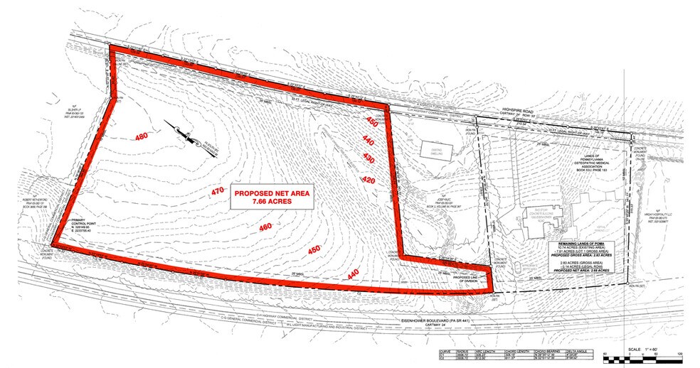1330 Eisenhower Blvd, Harrisburg, PA à vendre - Plan de site – Image 2 sur 3