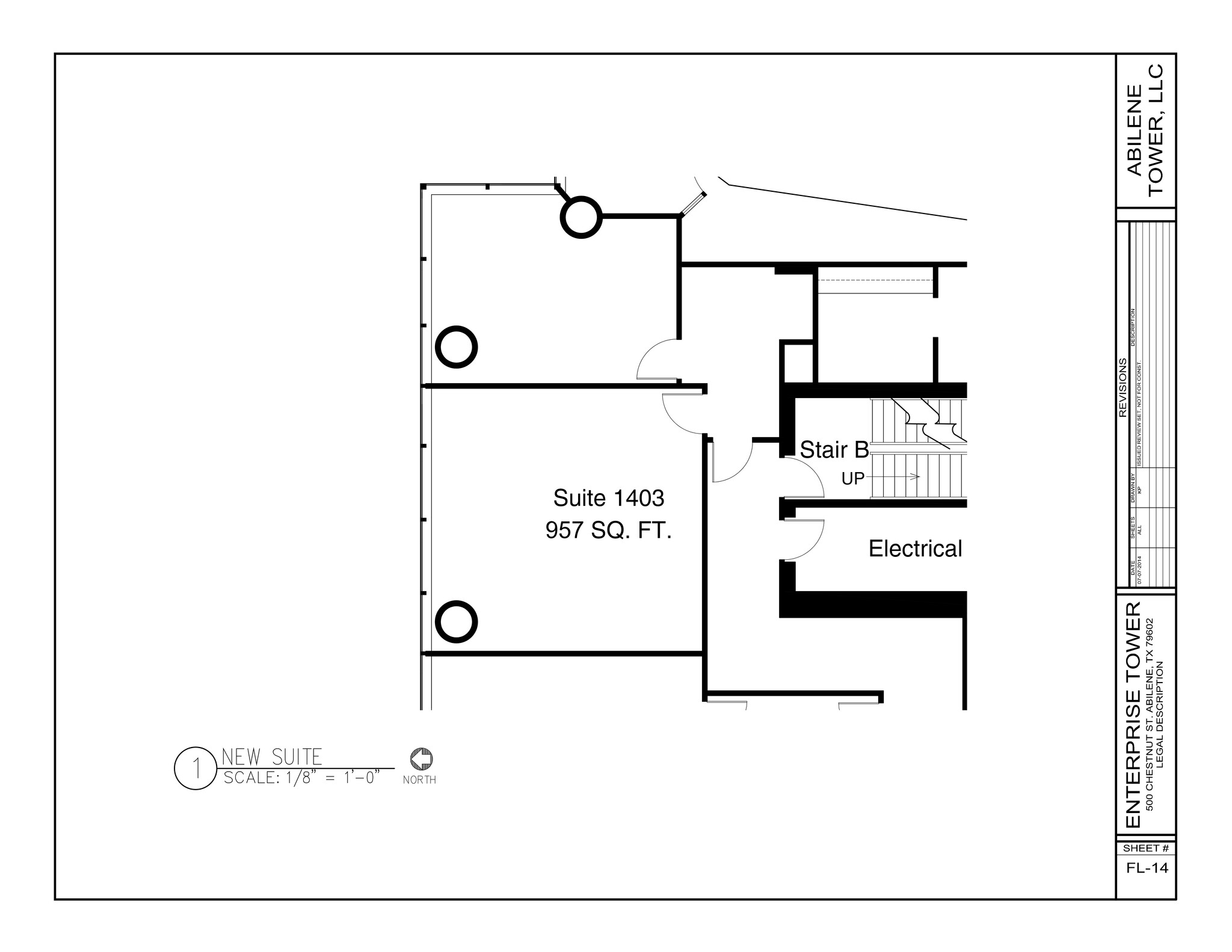 500 Chestnut St, Abilene, TX à louer Plan de site– Image 1 sur 7