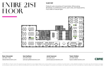 1501 Broadway, New York, NY à louer Plan d’étage– Image 2 sur 6
