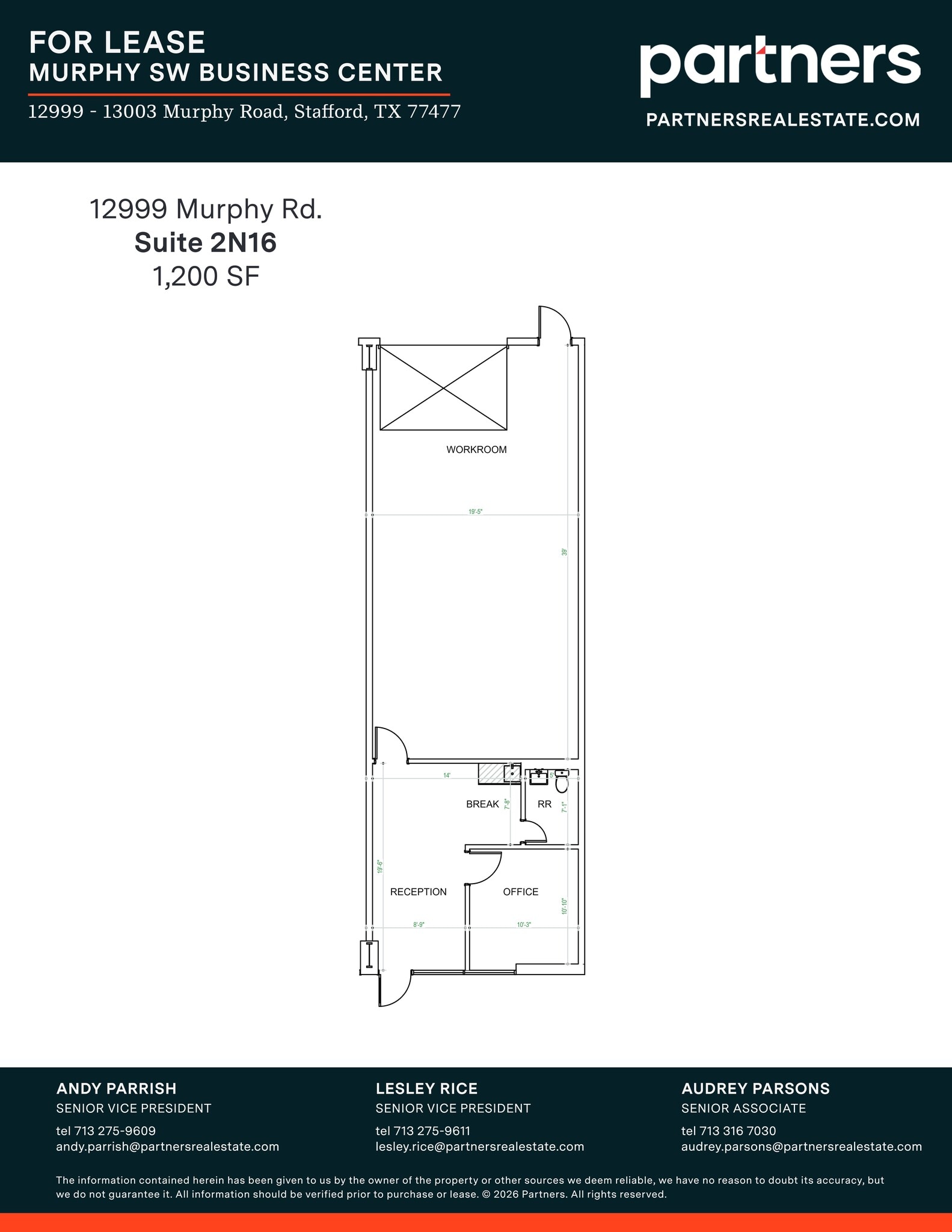12999-13003 Murphy Rd, Stafford, TX à louer Plan de site– Image 1 sur 1