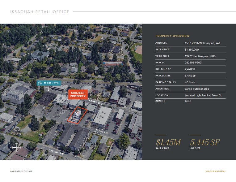 158 1st Pl NW, Issaquah, WA à vendre - Photo de l’immeuble – Image 3 sur 4