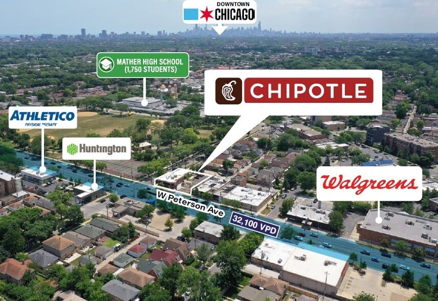 2935 W Peterson Ave, Chicago, IL à vendre - Photo de l’immeuble – Image 3 sur 11