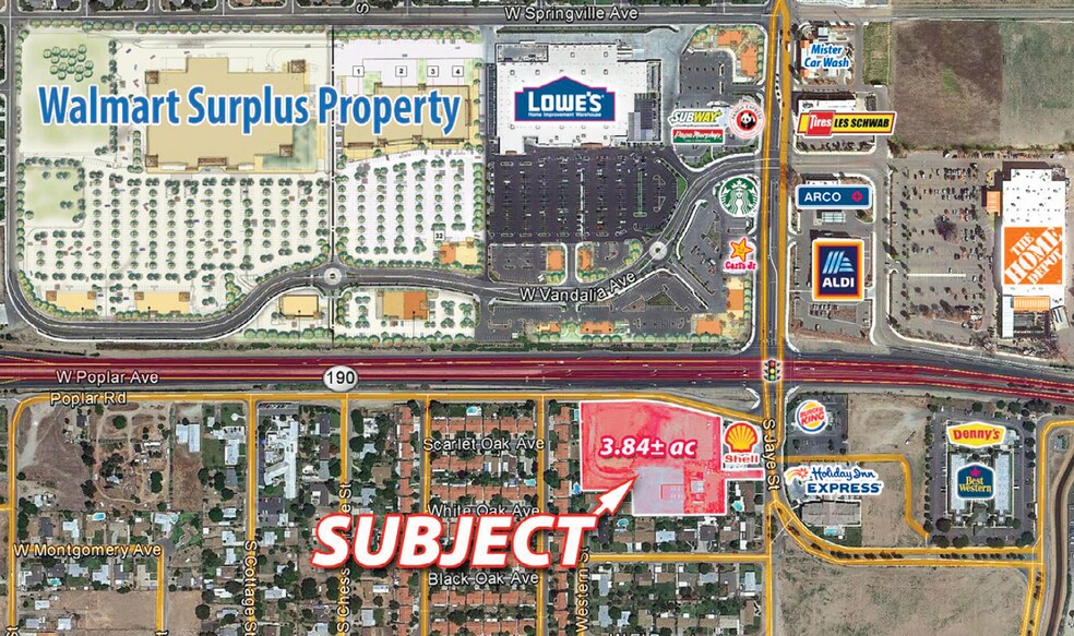 Highway 190 & Jaye St, Porterville, CA à vendre - Photo de l’immeuble – Image 1 sur 1