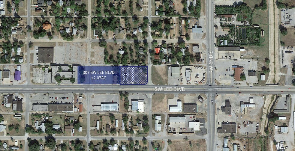 307 SW Lee Blvd, Lawton, OK à vendre - Aérien – Image 1 sur 3