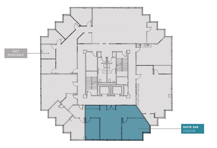3180 University Ave, San Diego, CA à louer Plan d’étage– Image 1 sur 1