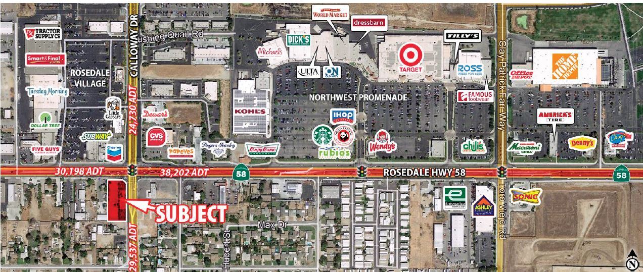 9711 Rosedale Hwy, Bakersfield, CA à louer Photo de l’immeuble– Image 1 sur 4