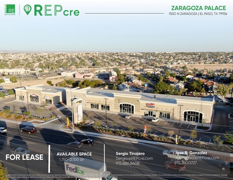1550 N Zaragoza Rd, El Paso, TX à louer - Photo de l’immeuble – Image 1 sur 6