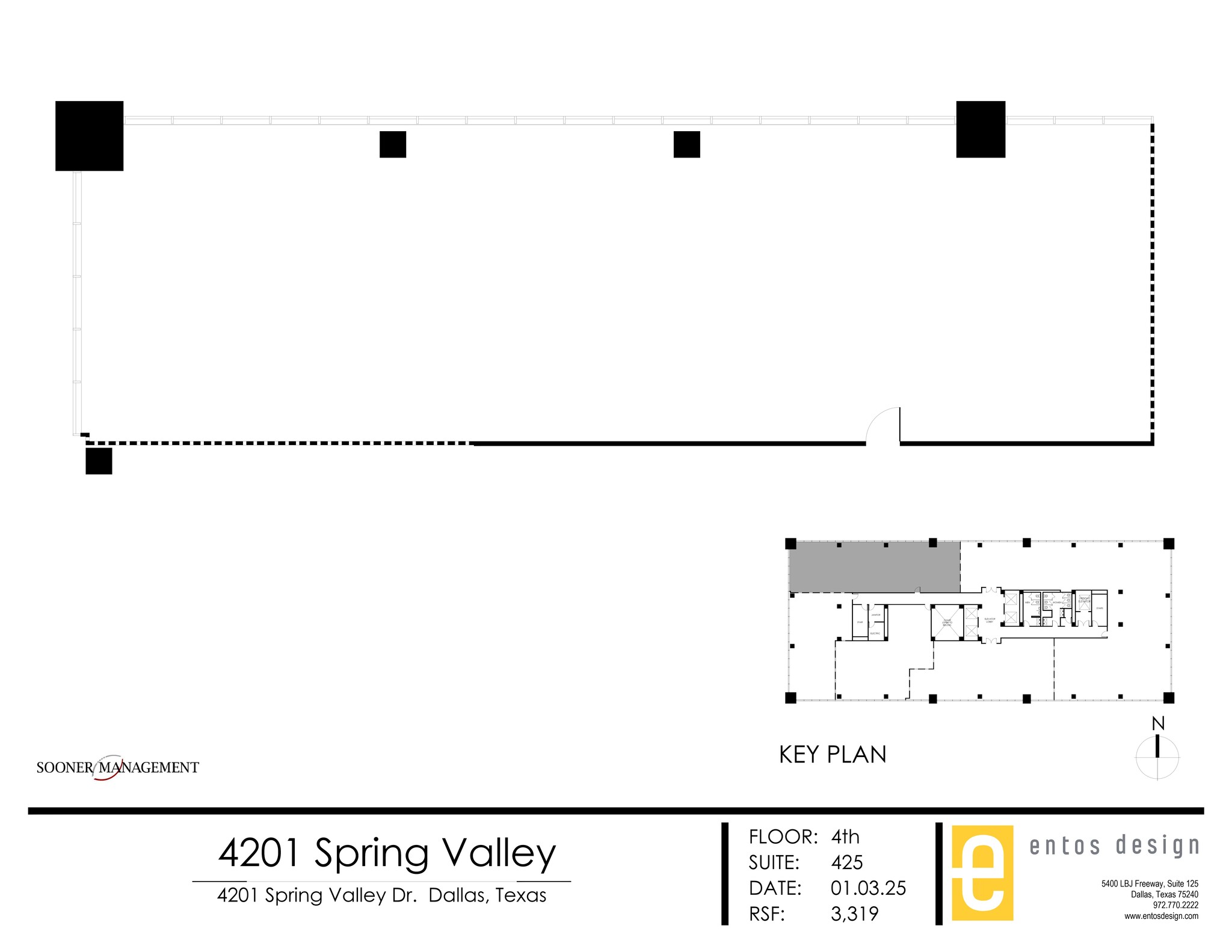 4201 Spring Valley Rd, Dallas, TX à louer Plan de site– Image 1 sur 1