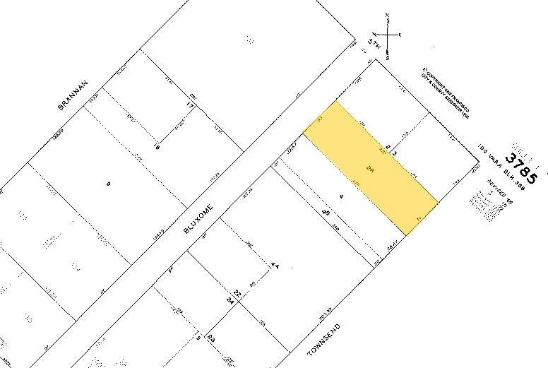 410 Townsend St, San Francisco, CA à louer - Plan cadastral – Image 2 sur 10